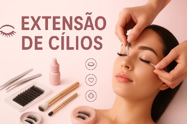 Capa do curso EXTENSÃO DE CÍLIOS